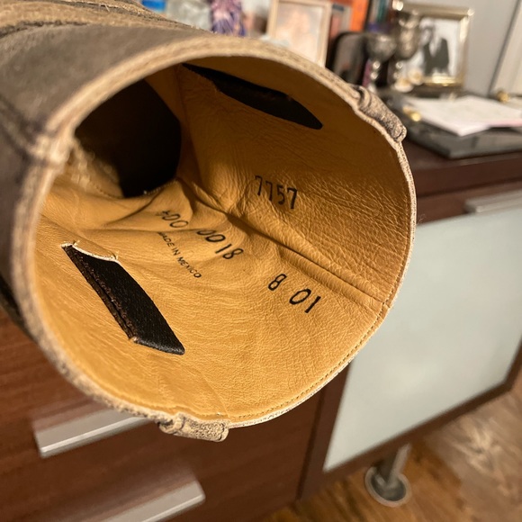 Cool Matisse fringe rugged cowboy boots, leather - Picture 8 of 14